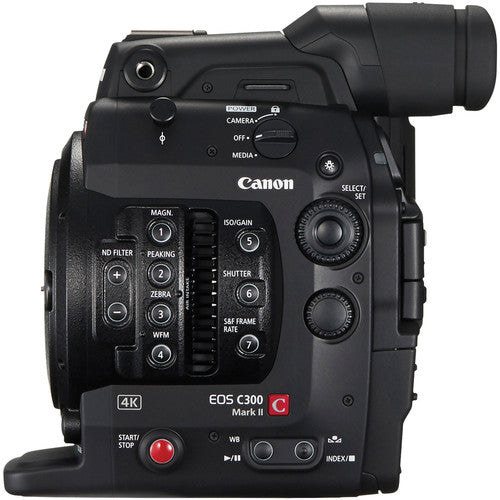 Canon Cinema EOS C300 Mark II Professional 4K Camcorder Body (PL Lens Mount) with Lexar 32GB CF Card, Card Reader & Cleaning Kit - Perfect for Filmmaking, Documentary & Broadcast Production