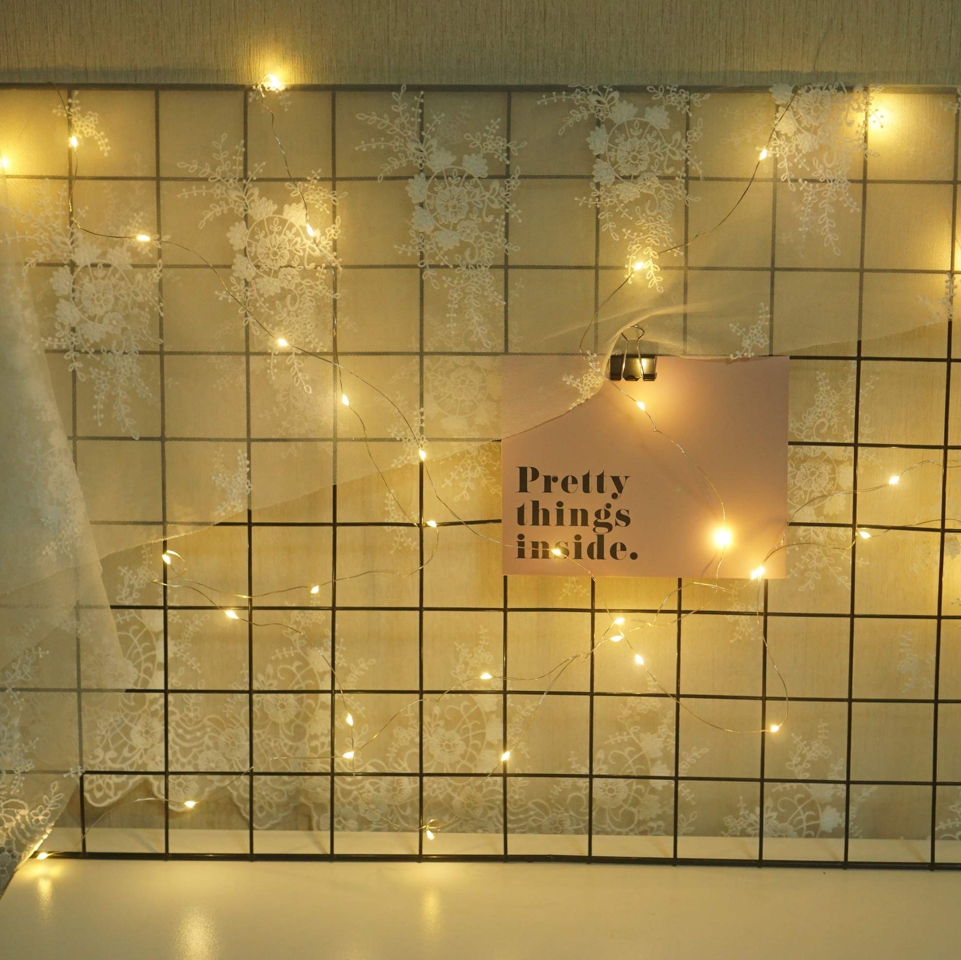 20 Pack Battery Operated Fairy Lights - 6.6ft 20 LED Waterproof Mason Jar Lights with Silver Wire, Mini Firefly String Lights for Wedding Centerpieces, Table Decor, DIY Crafts, Christmas Party & Home Decoration (Perfect for Indoor/Outdoor Use)