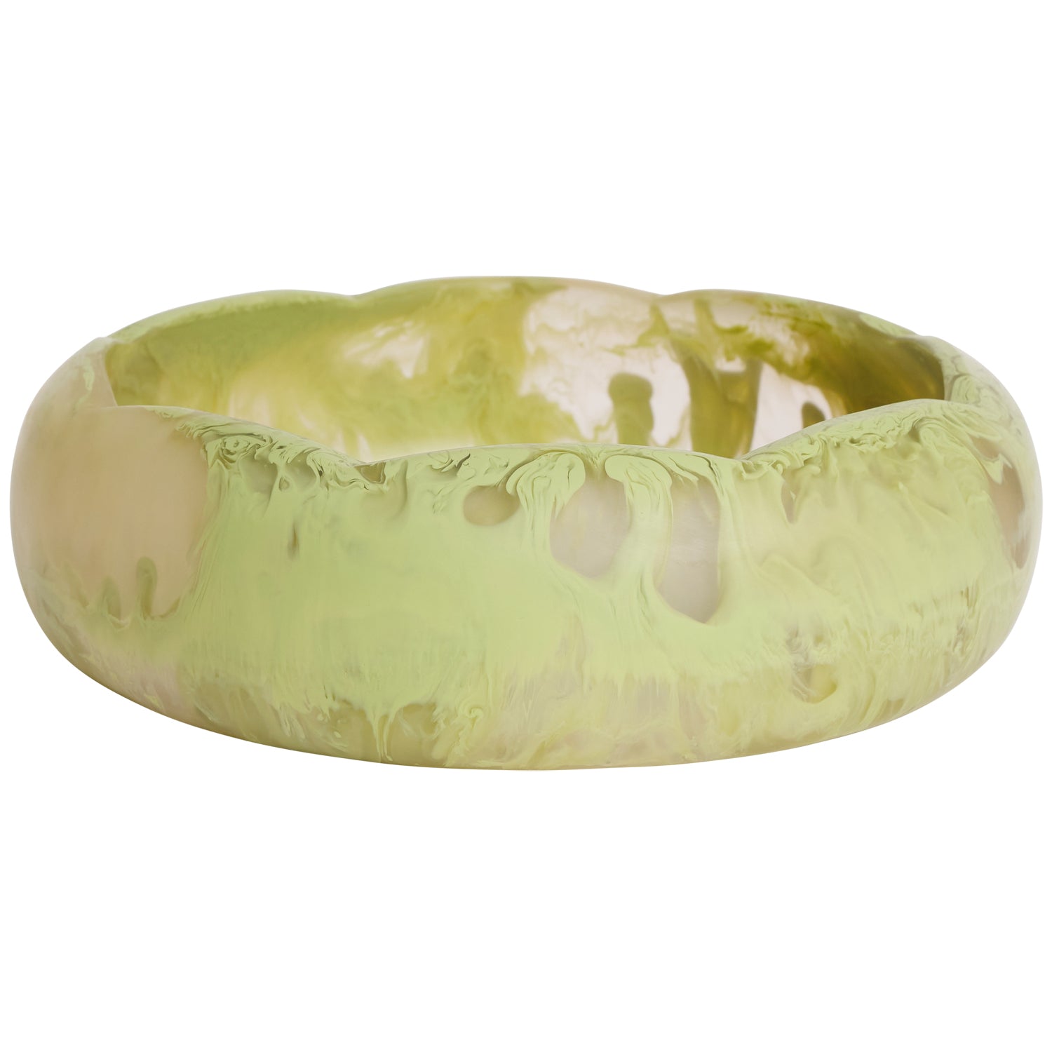Kabrina Bowl - Premium Pistachio Serving Bowl for Snacks, Salads & Desserts | Elegant Home Dining & Party Entertaining