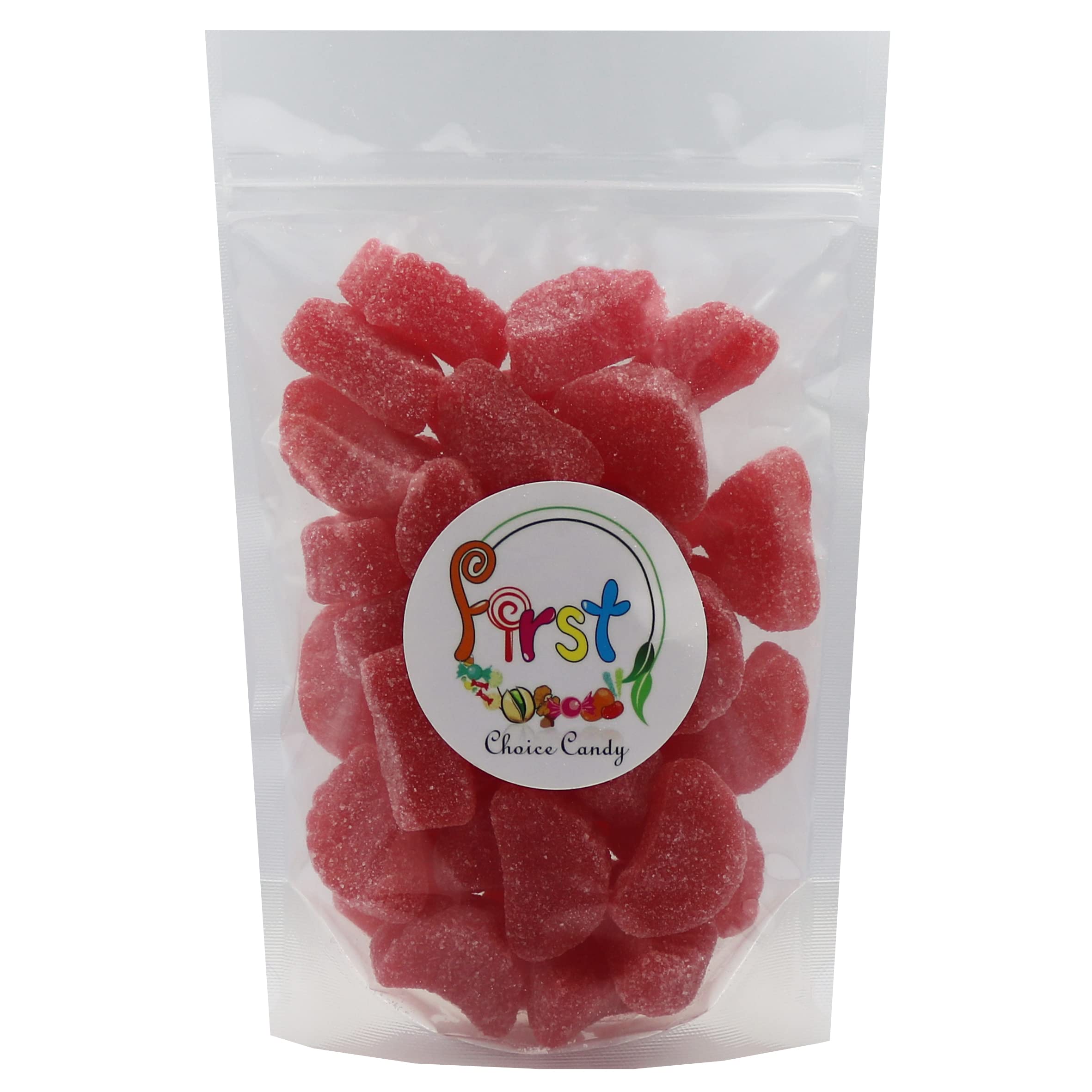 First Choice Candy Fruit Slices Jelly Wedges - Red Cherry Flavor, 5lb Bulk Candy for Parties, Baking & Gift Baskets - Sweet & Chewy Candy for Kids, Adults & Holiday Treats