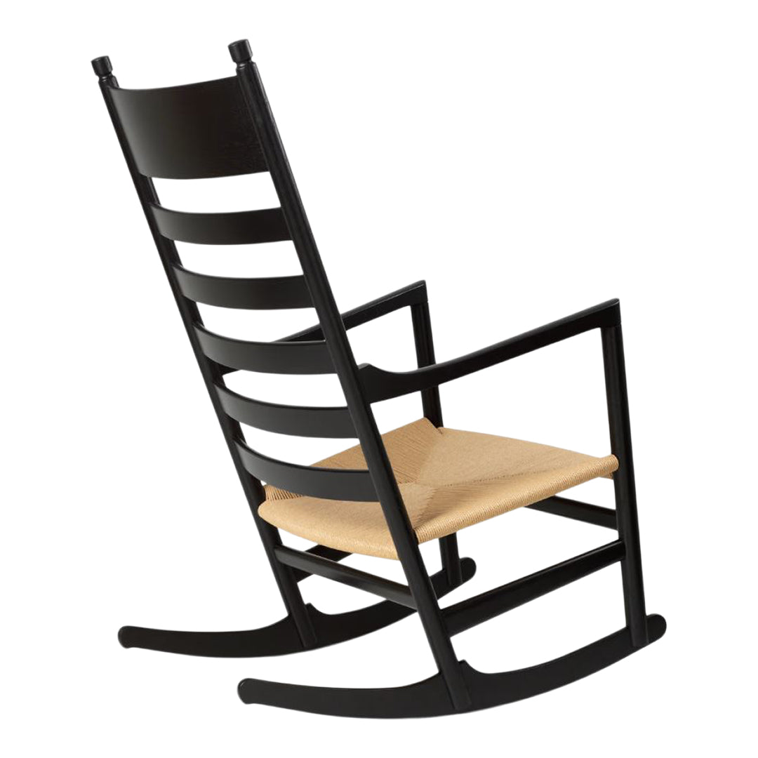 CH45 Rocking Chair - Comfortable Wooden Rocking Chair for Living Room, Nursery & Porch - Perfect for Relaxing, Nursing & Reading