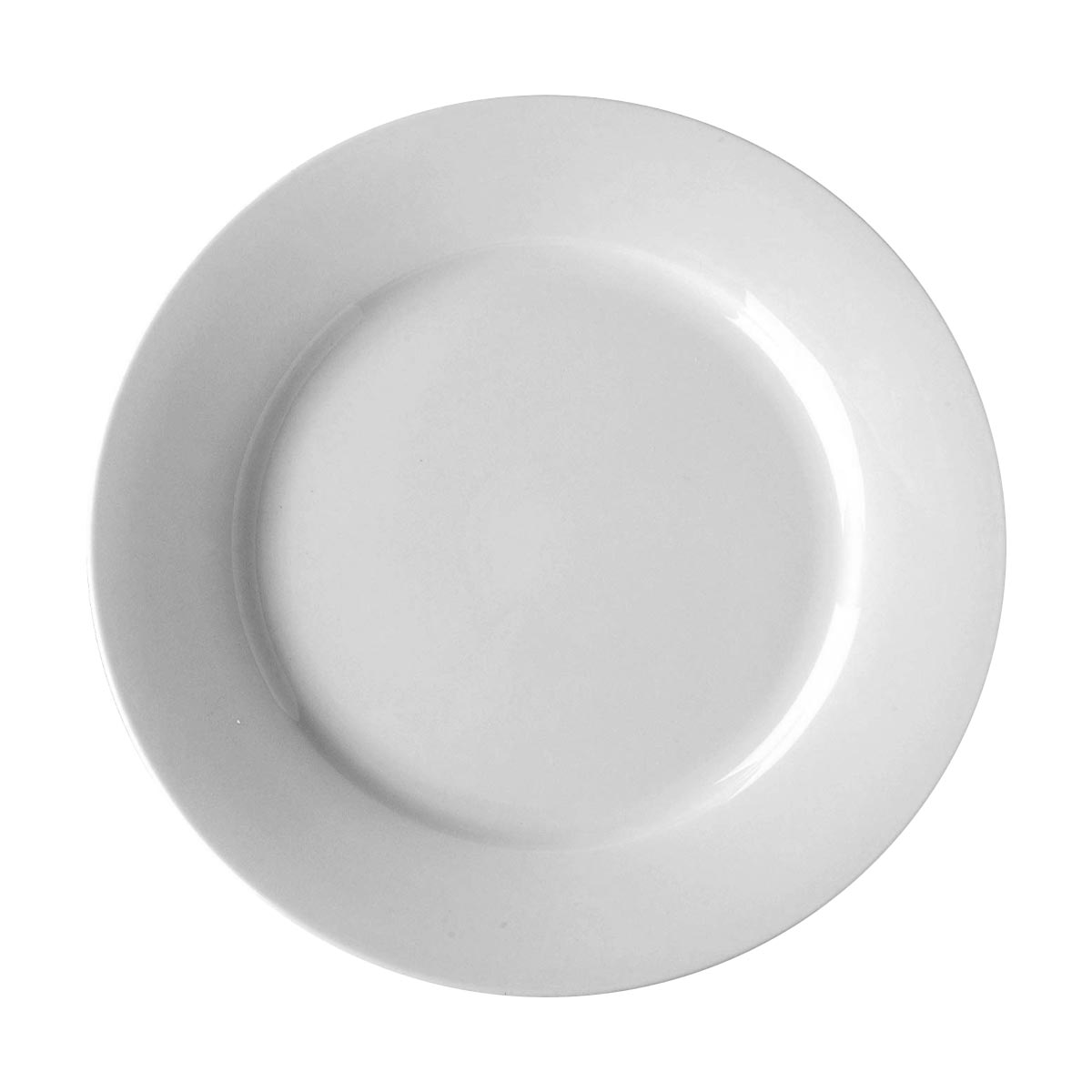 China Vertex ARG 16 Argyle Wide Rim Round Plates - 10.25 Inch Set of 6 - Durable Melamine Dinner Plates for Restaurants, Catering & Home Dining
