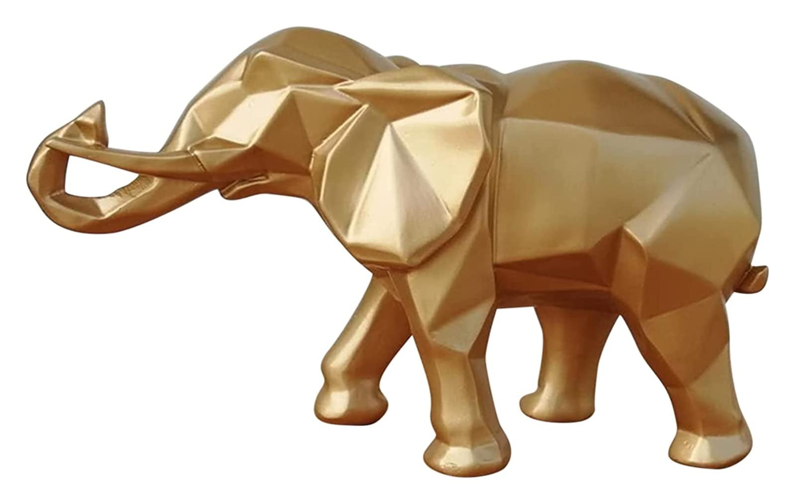 HAODAMAI Elephant Statue Resin Sculpture - Nordic Minimalist Table Decor, Home & Office Desktop Ornament, Animal Artwork for Living Room, Party Display | Perfect for Housewarming Gifts & Interior Design Accents