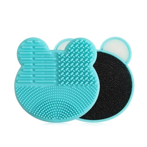 Eco-Friendly Quick Drying Silicone Makeup Brush Cleaner Tray - Durable Cosmetic Brush Cleaning Mat for Professional & Home Use - Multicolor (Medium, 1 Pack) | Perfect for Makeup Artists & Beauty Enthusiasts