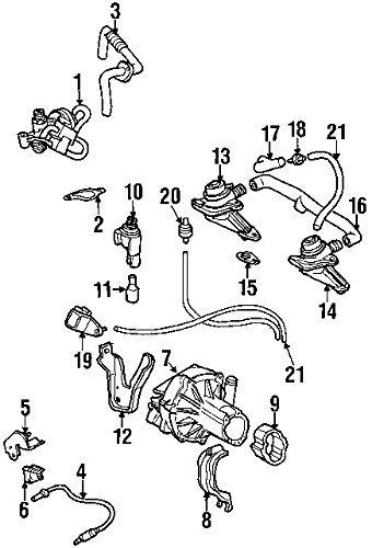 Mercedes-Benz 001 540 37 17 Oxygen Sensor - Compatible with Various Models - High Performance O2 Sensor for Improved Fuel Efficiency & Emissions - Perfect for Engine Tuning & Diagnostics