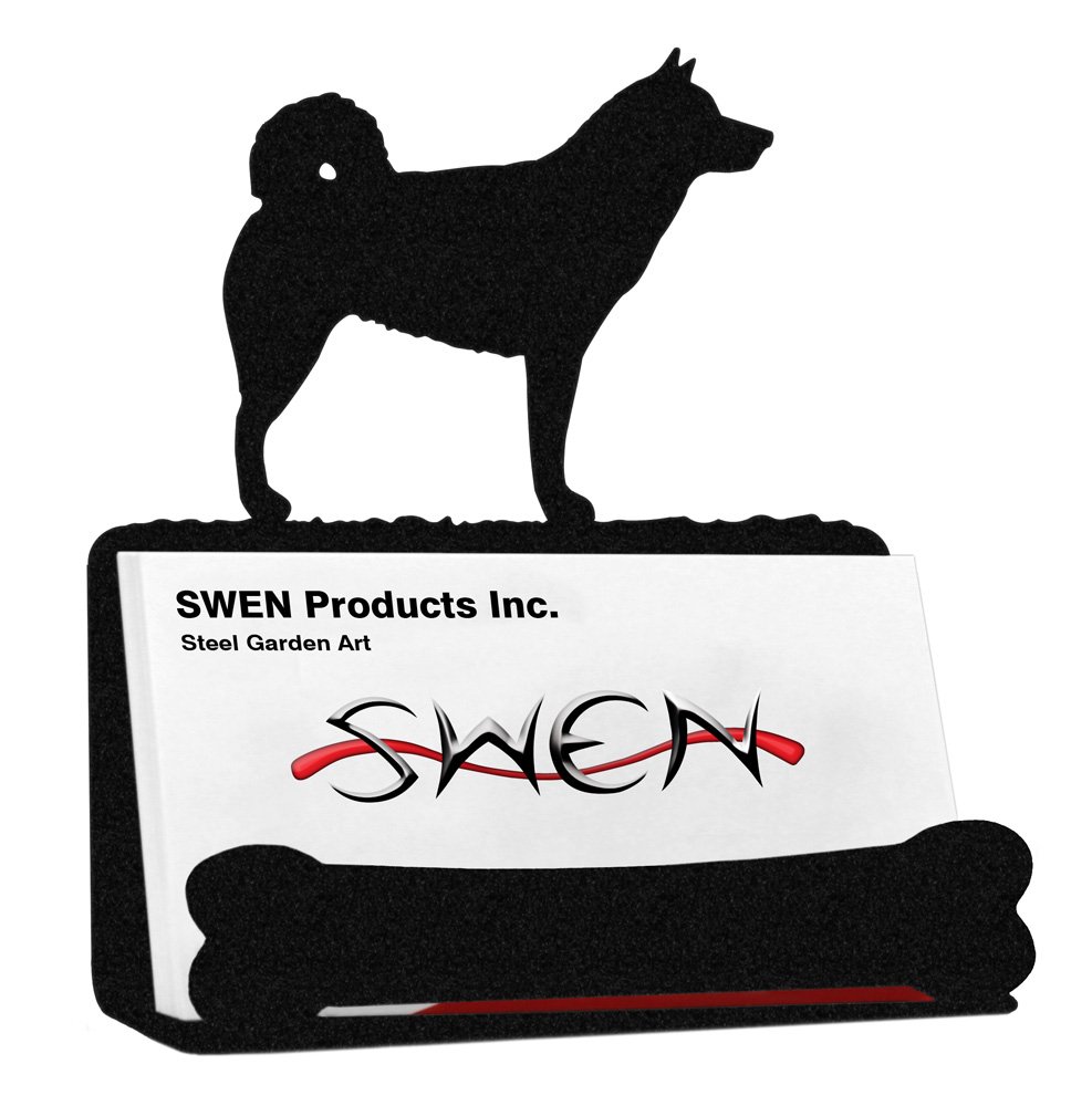 Premium Alaskan Malamute Business Card Holder - Elegant Metal Card Case for Professionals | Perfect for Office, Networking Events & Corporate Gifts