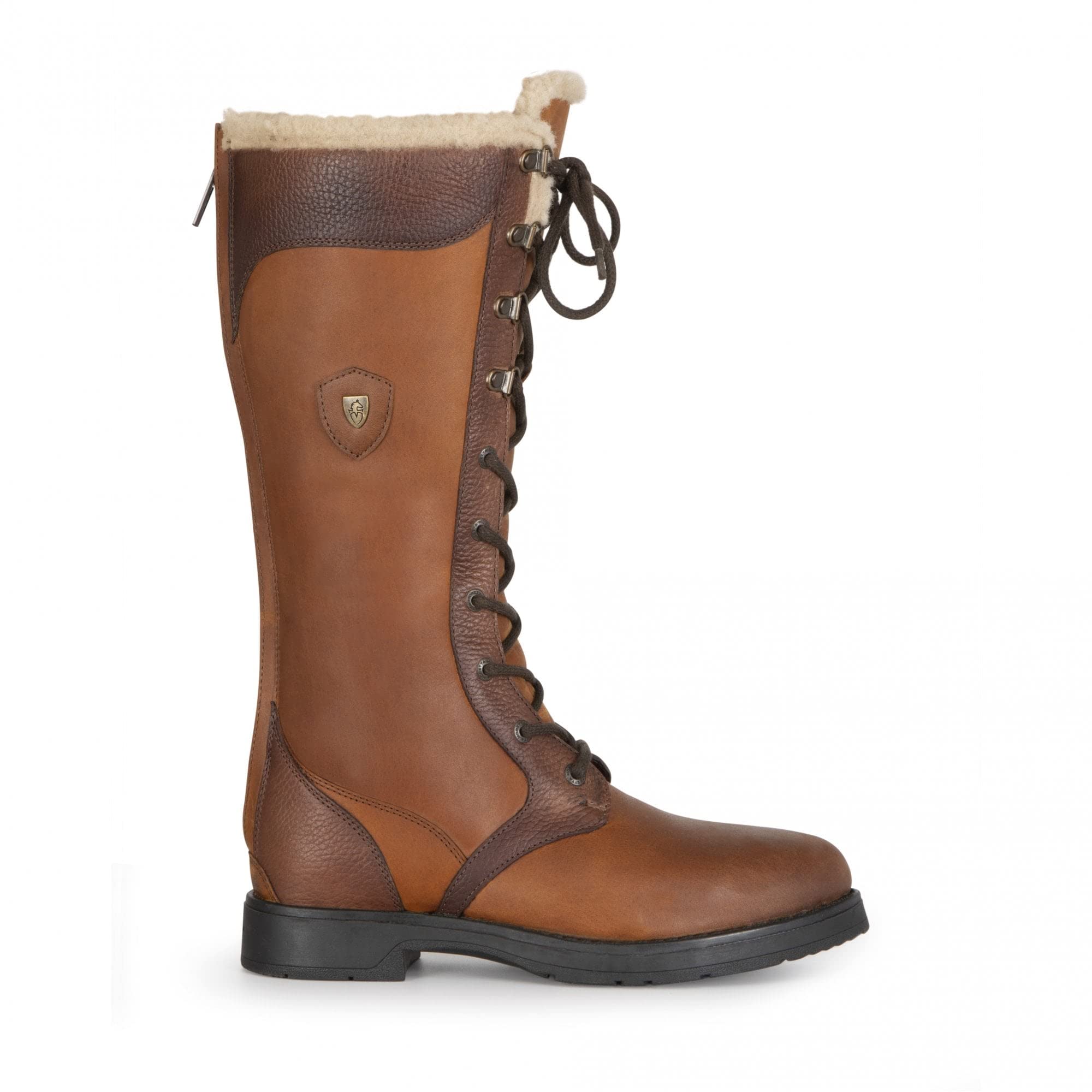 Shires Equestrian Moretta Jovanne Country Boot - Waterproof Leather Riding Boots for Women - Perfect for Horseback Riding, Stable Work & Countryside Walking