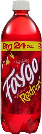 Faygo Strawberry Soda - 24 Ounce Big Bottles (Pack of 12) | Refreshing Carbonated Soft Drink for Parties, BBQs & Family Gatherings