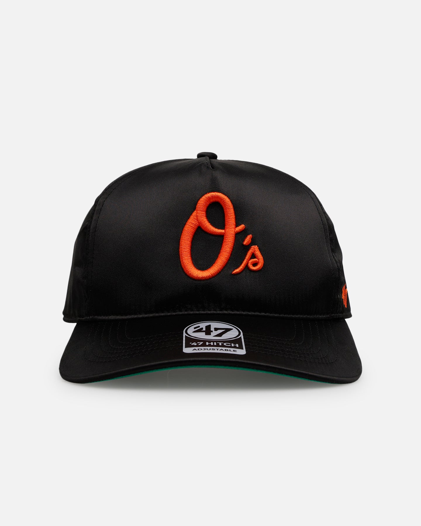 47 Brand Baltimore Orioles 'Silky Way' 47 Hitch Snapback Black Hat - Adjustable Baseball Cap for Men & Women - Perfect for Sports Games, Casual Wear & Fan Collections