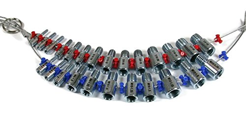 Precision Thread Gauge Set - Inch & Metric Sizes for Nuts, Bolts & Screws - Measuring & Identification Tool for DIY, Automotive & Industrial Use