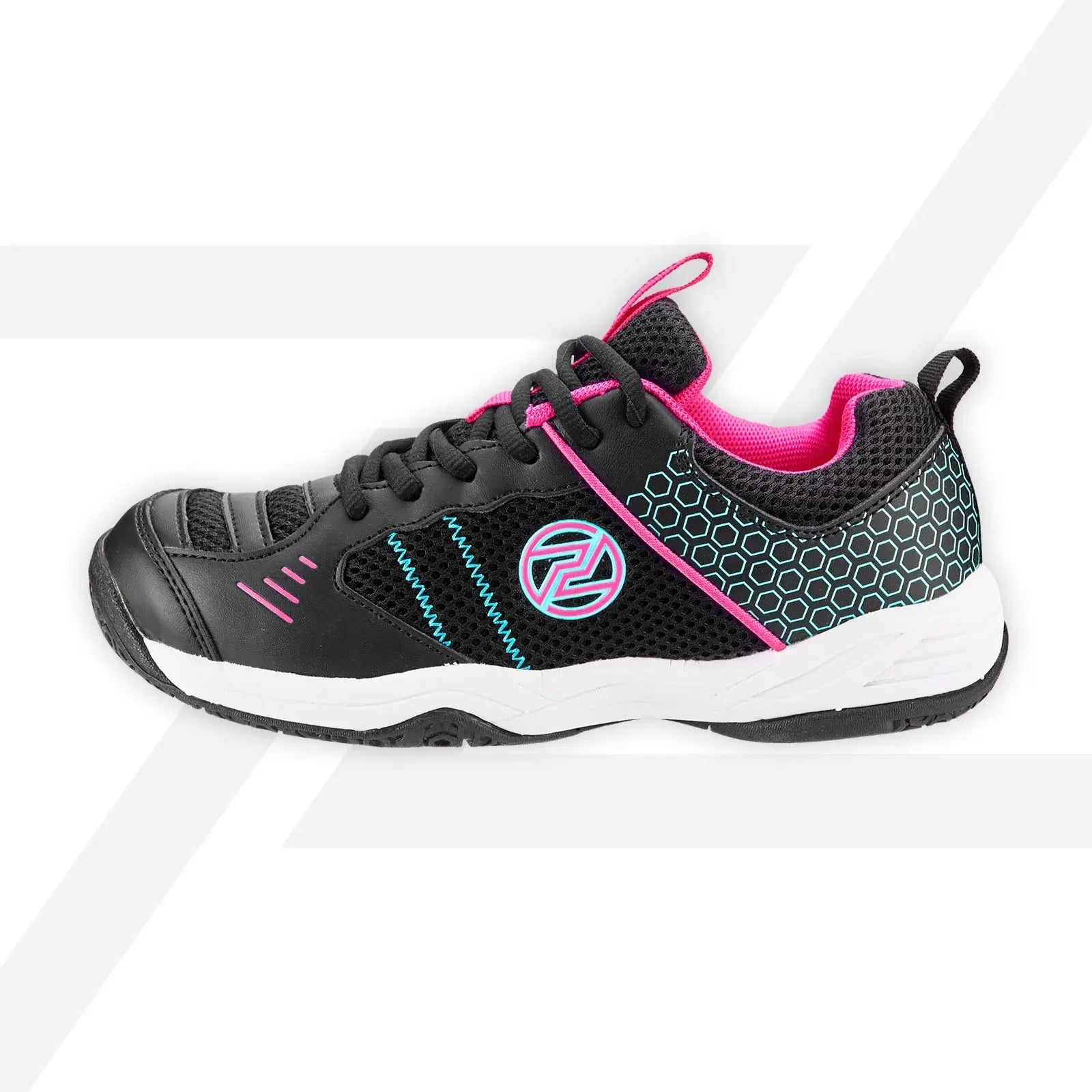 PROTECH MAGIC 100 Junior Badminton Shoes - Lightweight Court Shoes for Kids & Teens - Perfect for Indoor Badminton Training & School PE Classes