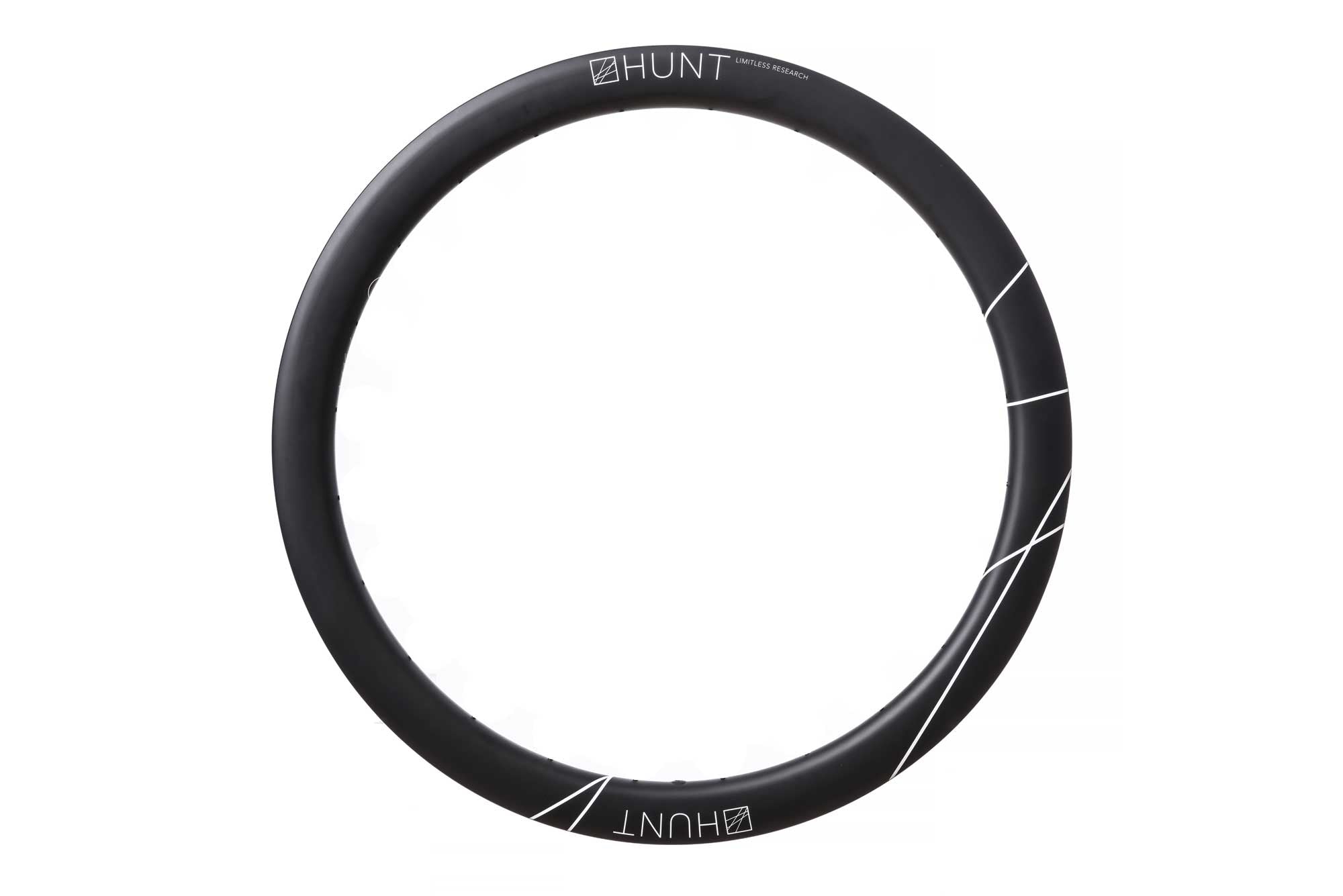 HUNT 48 Limitless Aero Disc Rim - Front Wheel for Road Bikes | Lightweight Carbon Fiber Cycling Wheel for Speed & Performance | Perfect for Triathlon, Time Trials & Competitive Road Racing