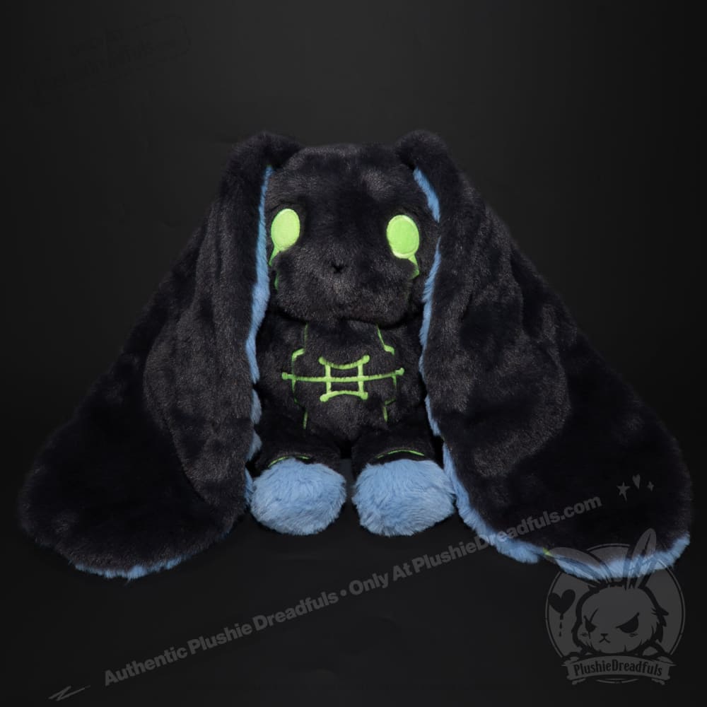 Plushie Dreadfuls Nyctophobia Rabbit - Soft Stuffed Animal Toy for Anxiety Relief & Comfort | Perfect for Nighttime Fears, Therapy, and Cuddling