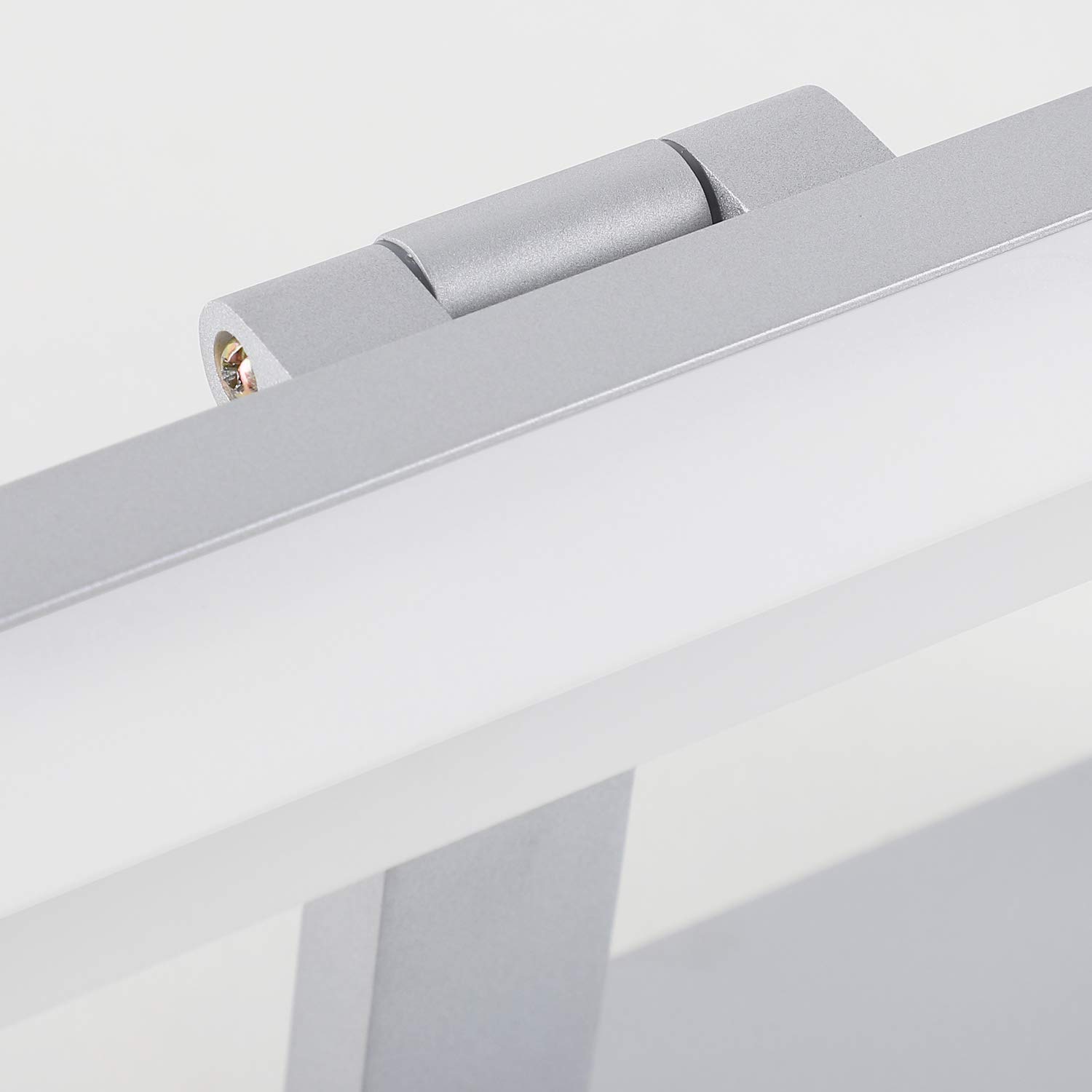 SOLFART 24 Inch Modern Bathroom Vanity Light Bar - Silver Wall Mounted Mirror Lighting Fixture 8778-ND for Bathroom, Powder Room & Dressing Area
