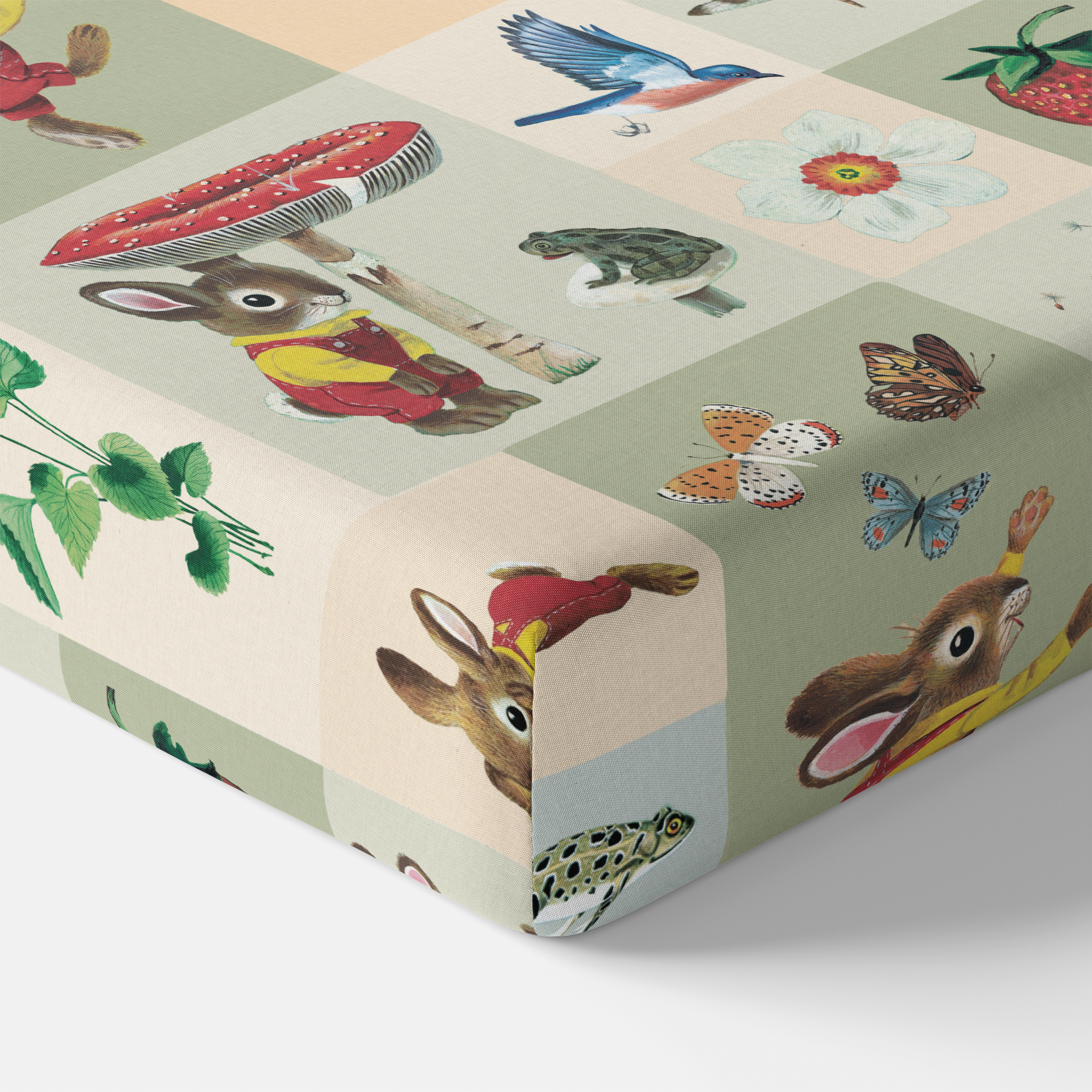 Richard Scarry's I Am A Bunny Sunny Days Crib Sheet - Soft Baby Bedding for Nursery Decor | Perfect for Newborns, Infants & Toddlers | Ideal for Cribs, Bassinets & Daycare Use