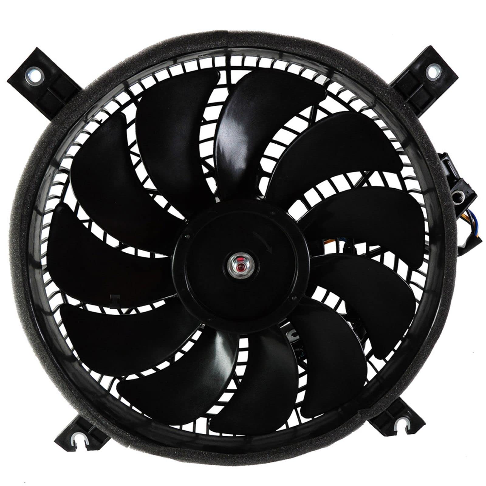 TRQ A/C Condenser Cooling Fan Assembly Compatible with 2004-2006 Suzuki XL-7 SZ3113110 - Replacement Auto Part for Improved Cooling Performance in Hot Weather Driving