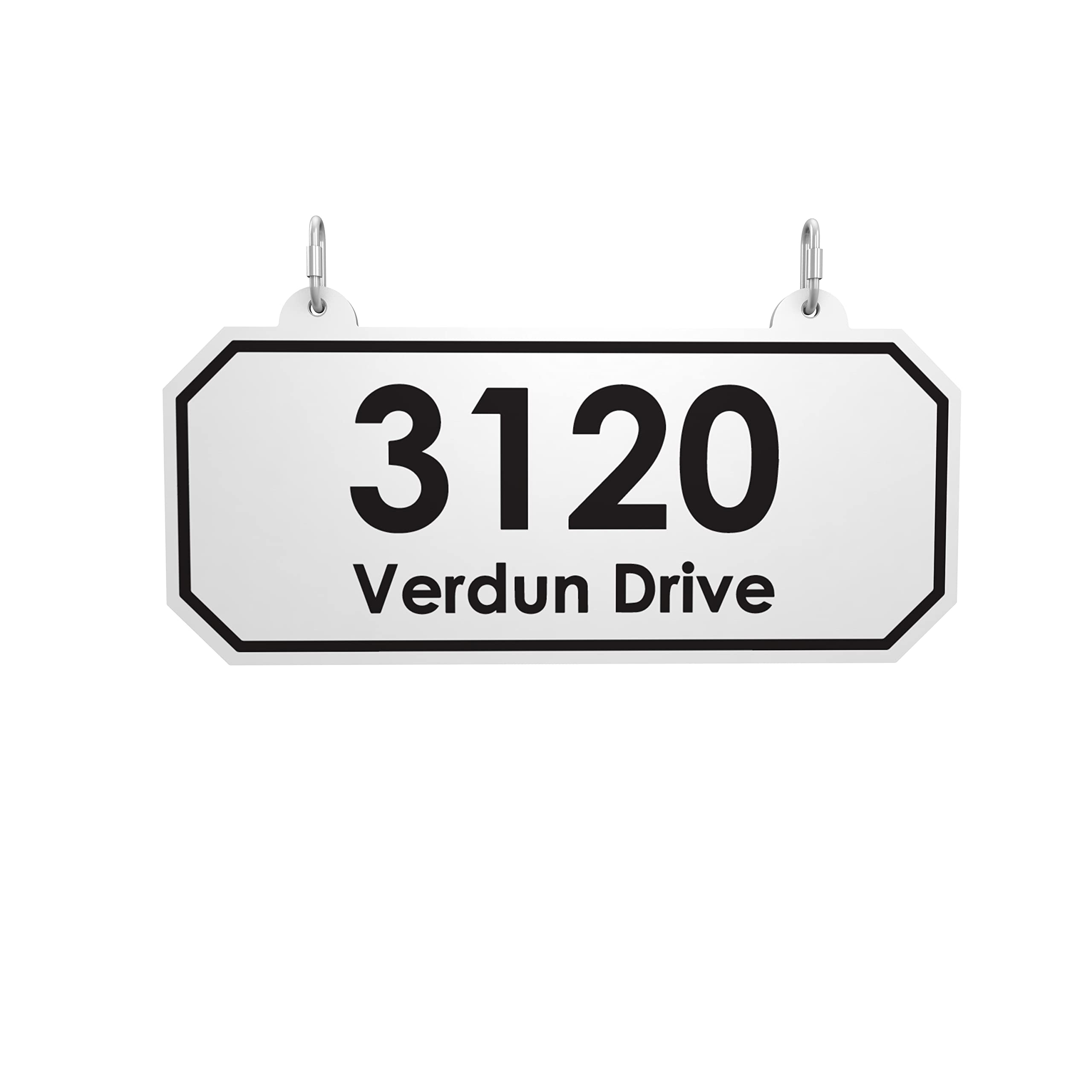 4Ever Products The Jackson Complete Mailbox System - Durable Vinyl/PVC Post with Classic White Mailbox | Traditional Decorative Curbside Postal Solution with Hanging Address Plate | Perfect for Home, Garden, and Neighborhood Curb Appeal