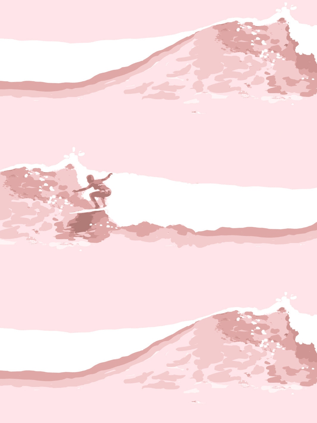 Janet Rides Wallpaper by Lingua Franca | Pink Floral Peel & Stick Wallpaper | Perfect for Bedroom, Nursery & Home Decor