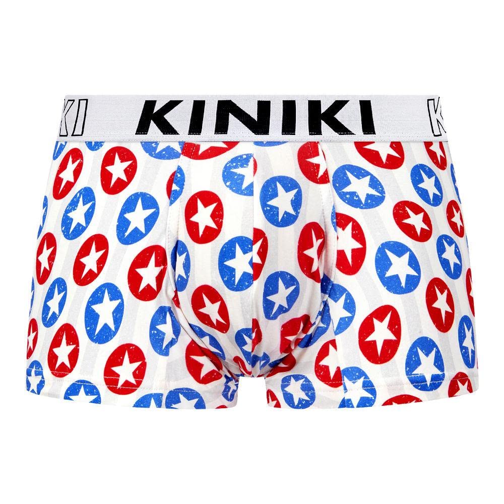 Kiniki Men's Cotton Printed Hipster Underwear - Soft & Breathable Low Rise Briefs for Everyday Comfort - Perfect for Gym, Lounge & Sleep