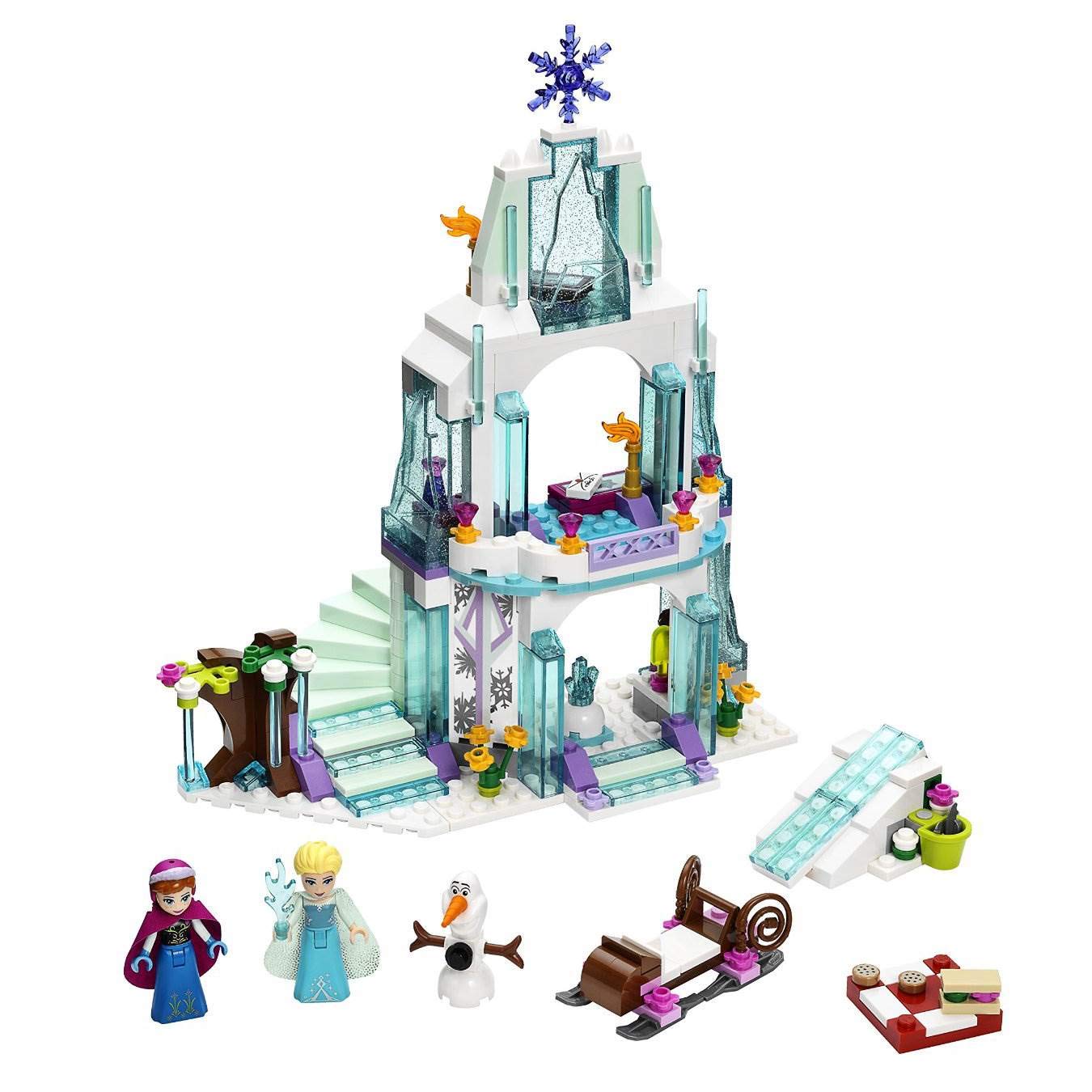 LEGO Disney Princess Elsa's Sparkling Ice Castle Building Set - Frozen 2 Inspired Toy for Kids Ages 6+ | Perfect for Creative Play, Birthday Gifts & Disney Collectors