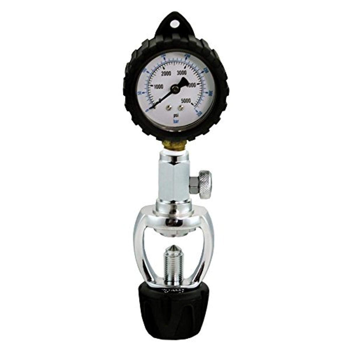 Scuba Diving Air Tank Pressure Gauge - Professional Underwater Breathing Equipment Tester for Safety Checks & Dive Preparation