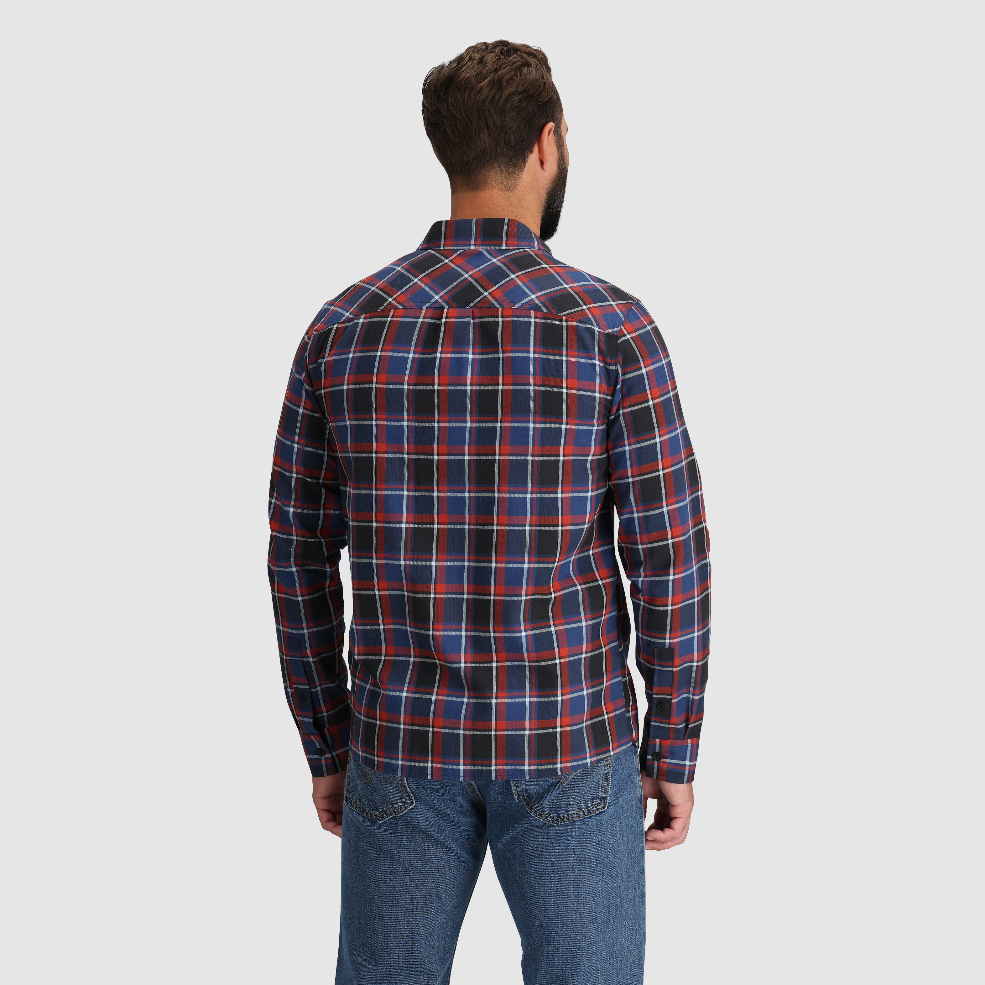 Men's Ravenna Flannel Shirt - Soft Plaid Long Sleeve Button Down for Casual Wear & Outdoor Activities