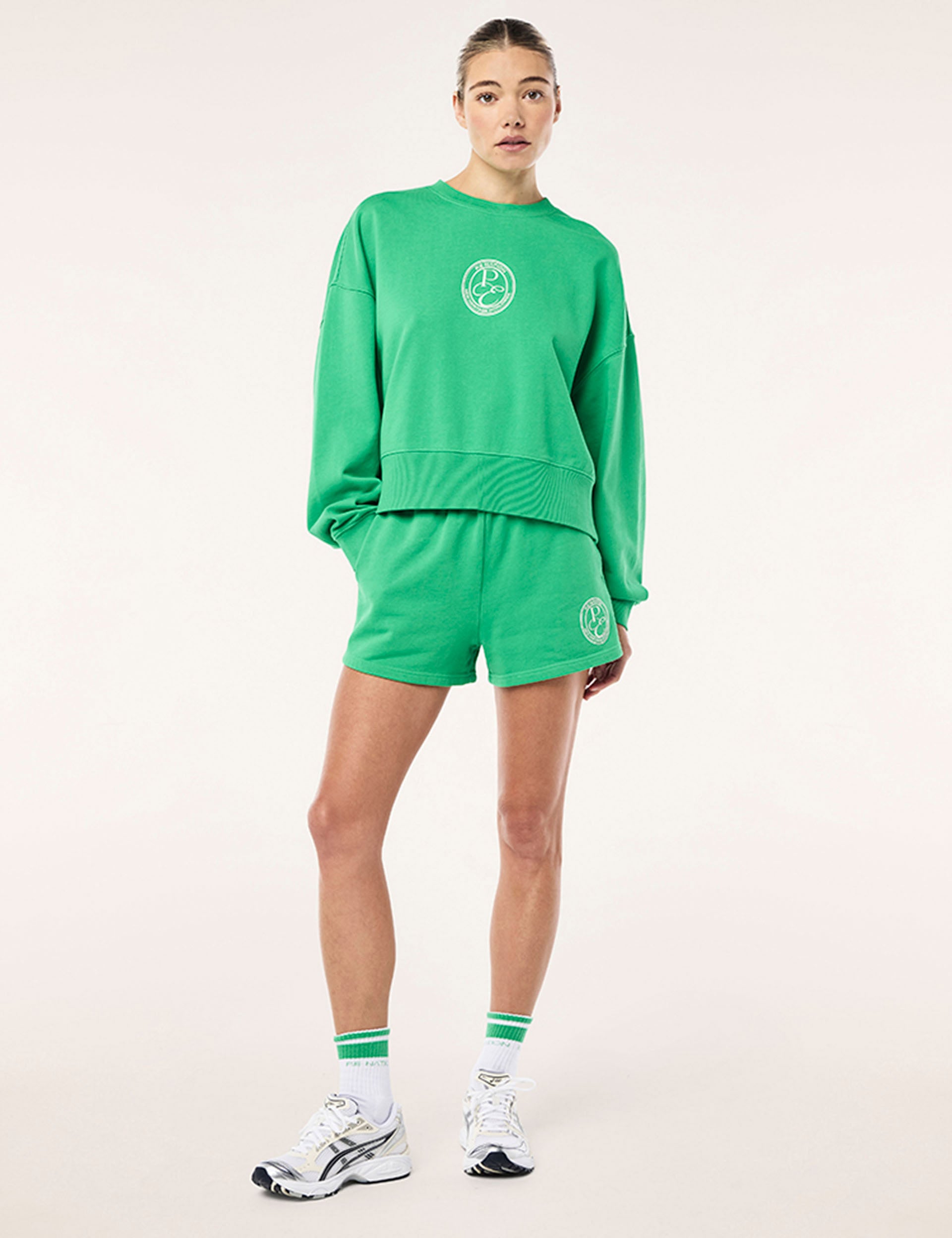 Exposition Sweat Washed Kelly Green Hoodie - Soft & Stylish Men's Pullover for Casual Wear, Gym, and Outdoor Activities