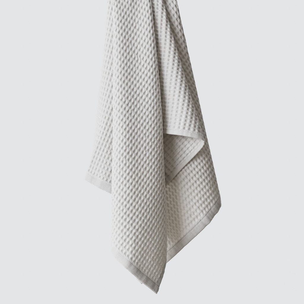 Mara Organic Waffle Towels Set - 100% Cotton Bath Towels, Soft & Absorbent - Perfect for Spa, Bathroom & Beach Use