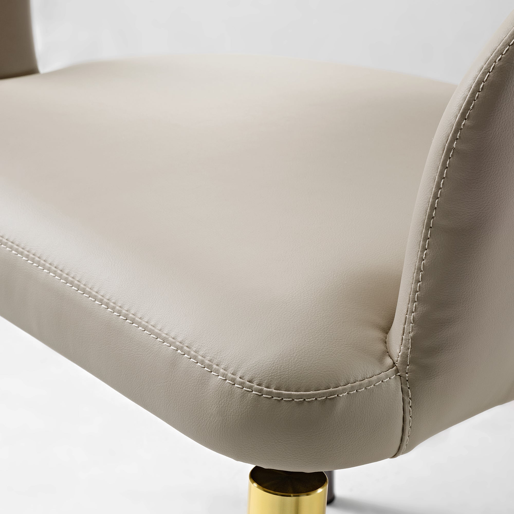 Luxury Chantilly Leather Dining Chairs Set of 2 - Modern Upholstered Side Chairs for Dining Room, Kitchen, and Office - Elegant Home Decor Furniture