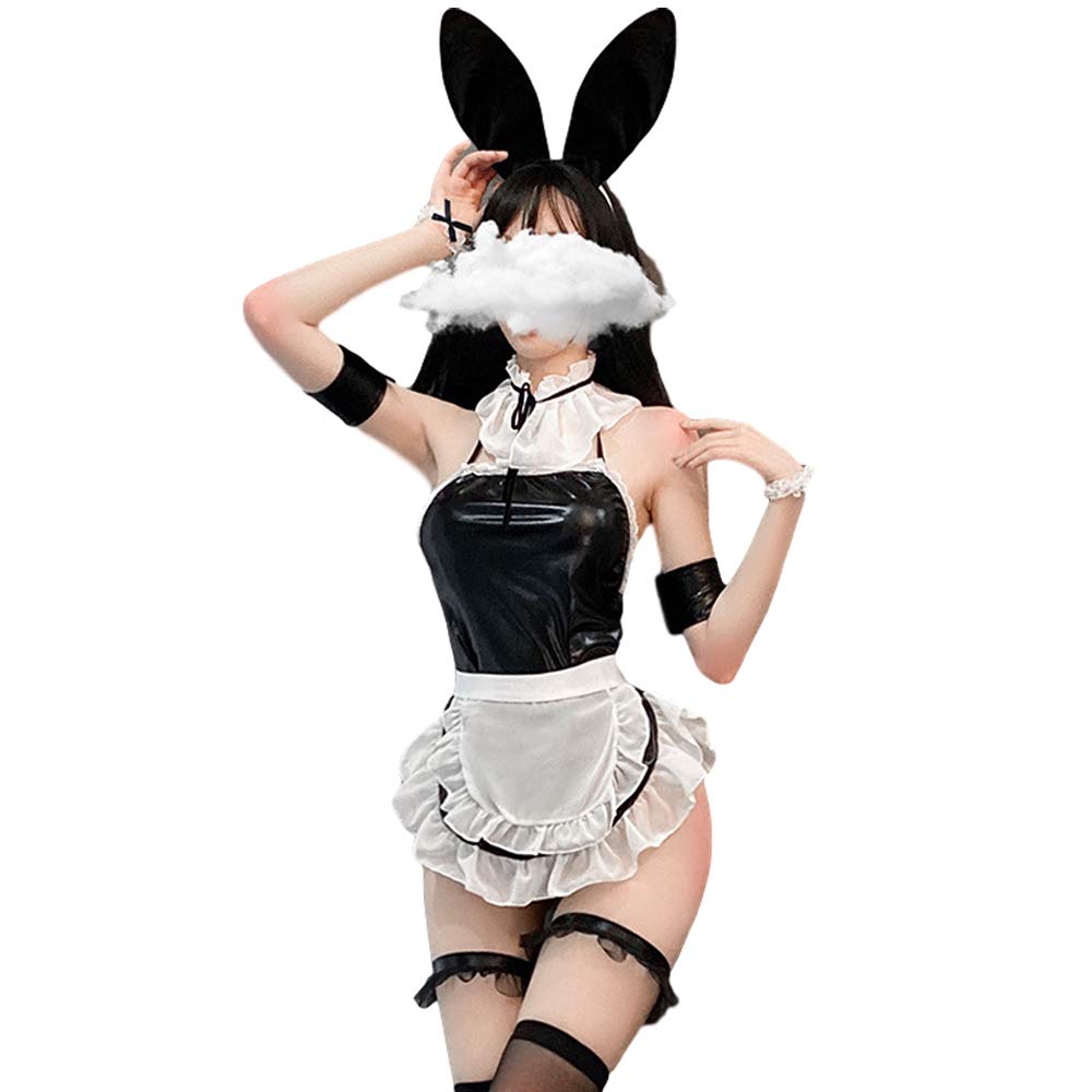 Sexy Lingerie Set - Cute Maid Costume for Women | Halloween Cosplay, Role Play, Boudoir Photography & Romantic Nights