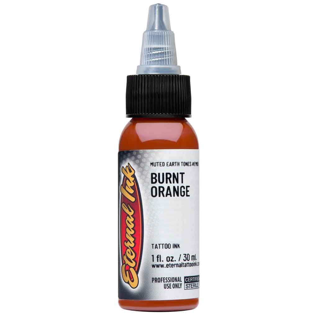 Burnt Orange Eternal Ink - Premium Long-Lasting Ink for Calligraphy, Art & Tattoos | Perfect for Artists, Designers & Tattoo Professionals