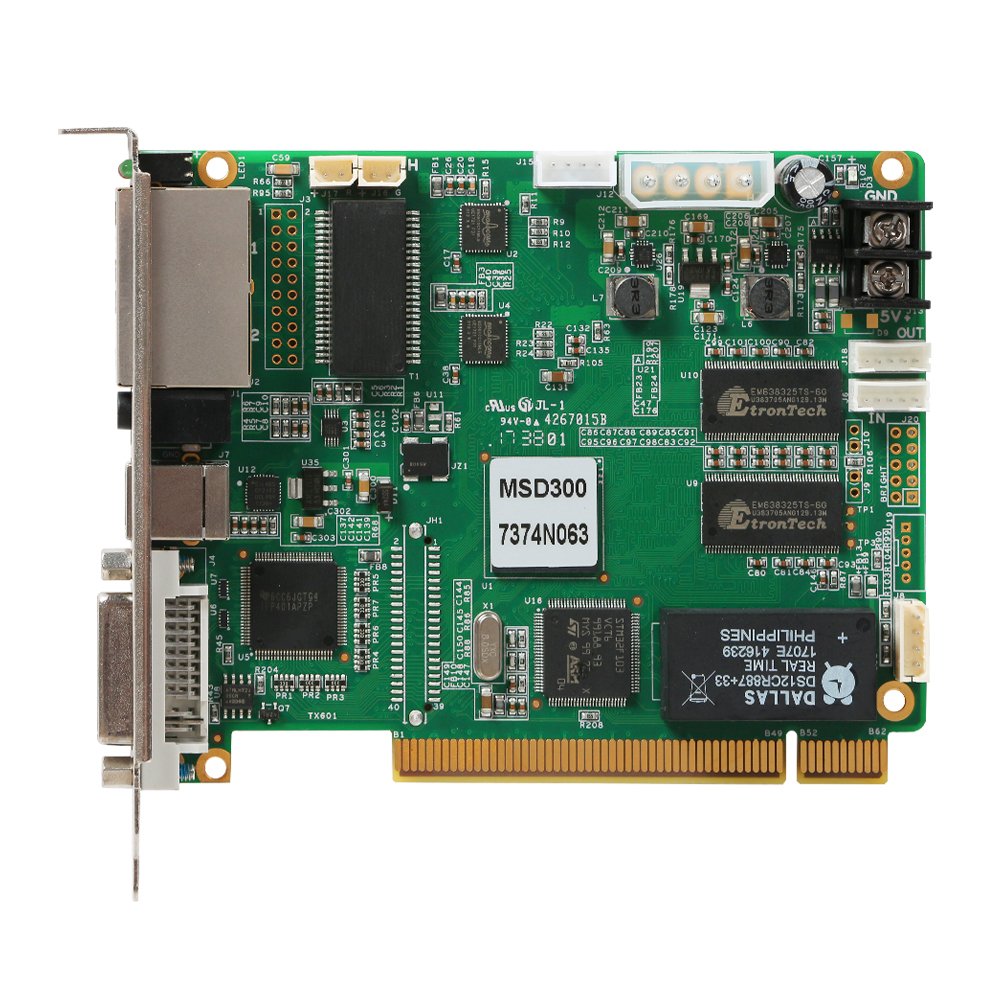Novastar MSD300 LED Display Sending Card - Synchronous Control Card (Updated Version) with Software Configuration Guide | Perfect for Digital Signage, Stage Shows & LED Video Walls
