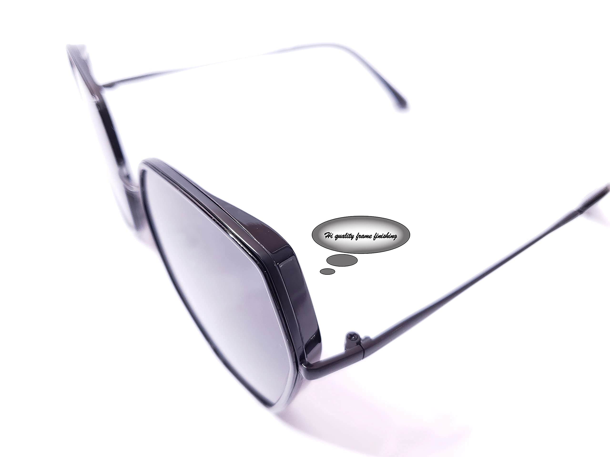 Stylish Hexagonal Oversized Sunglasses for Women - HD UV Protection - Trendy Geometric Design - Perfect for Beach, Driving, and Outdoor Activities