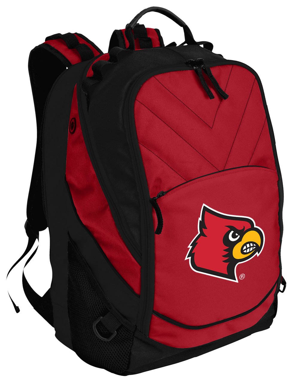 Louisville Cardinals Red Backpack - Durable Laptop Computer Bag for University of Louisville Students - Perfect for Campus, Travel & Work