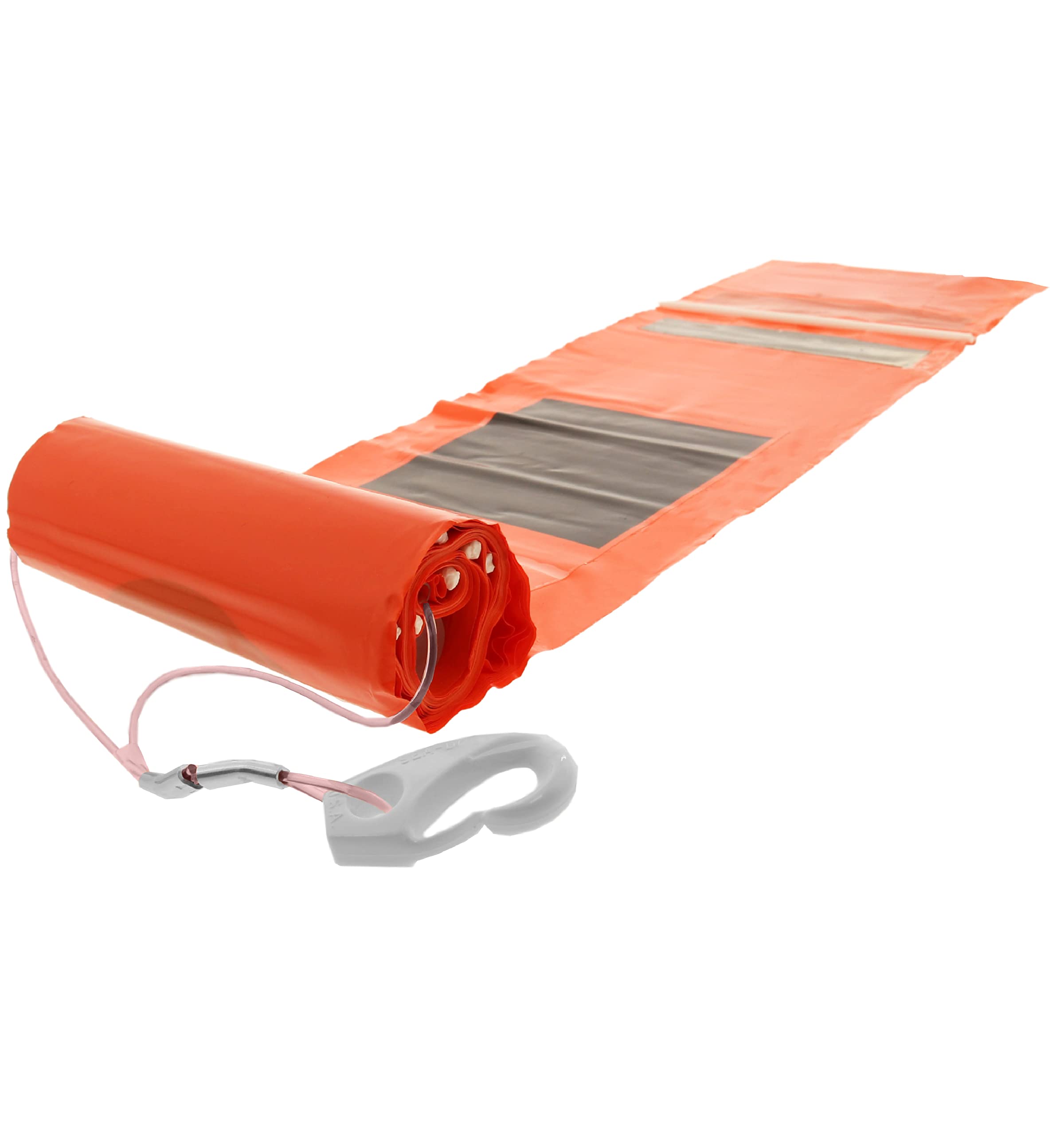Survival Streamer Rescue Tool - Portable Emergency Signal Device for Land, Sea & Snow | High-Visibility LED Light for Day/Night Use | Perfect for Hiking, Boating, Camping & Outdoor Adventures