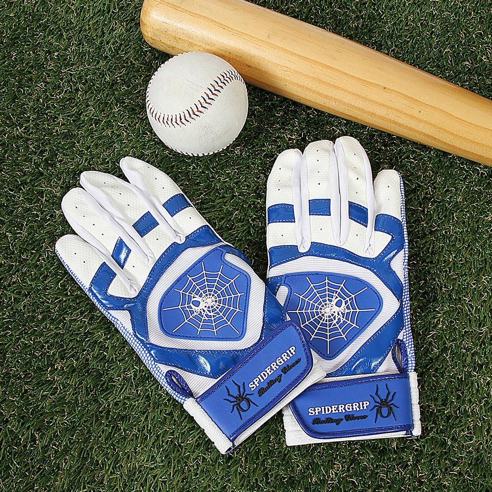 J&S Sporting Spider Grip Baseball & Softball Batting Gloves for Men, Women & Youth - Non-Slip Performance Gloves for Hitting, Training & Games