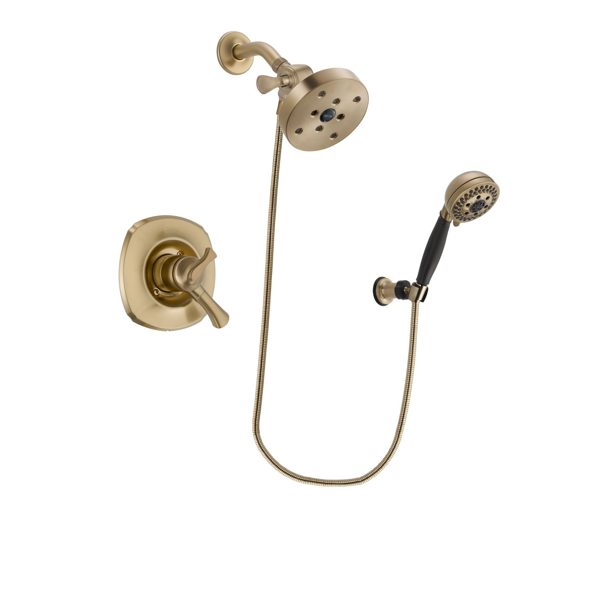 Delta Addison Champagne Bronze Dual Control Shower Faucet System with 5.5