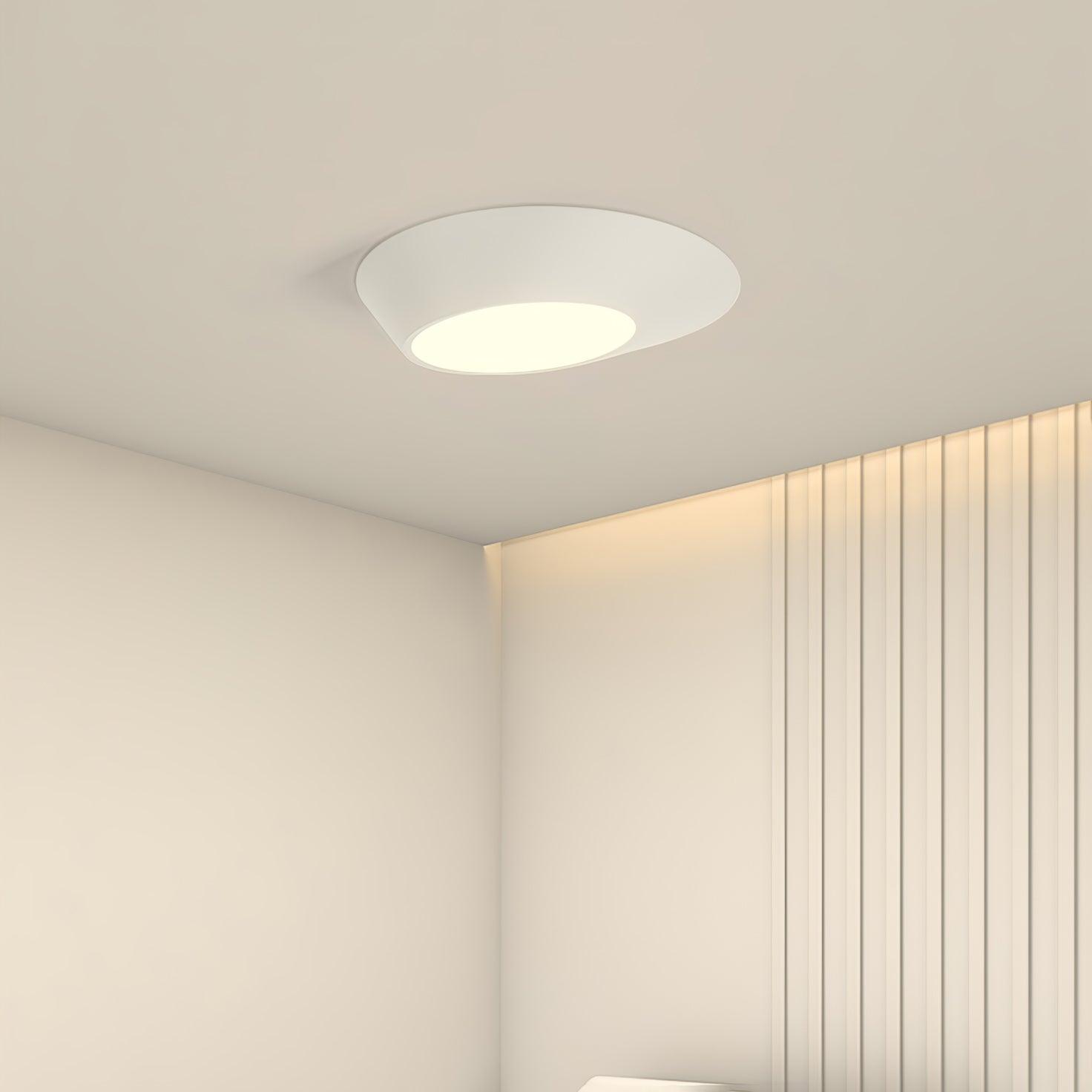 Modern Angled Ceiling Light Fixture - Adjustable LED Flush Mount for Kitchen, Bedroom & Hallway - Energy Efficient Indoor Lighting Solution