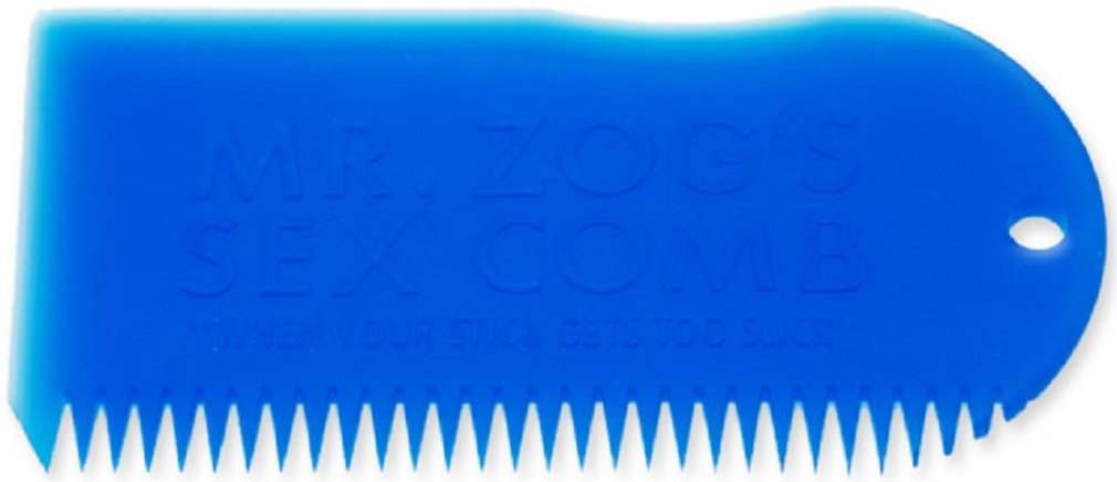 Sex Wax Blue Surfboard Wax Comb - Premium Grip for Surfing, Snowboarding & Skateboarding - Non-Toxic, Long-Lasting Traction for All Water Conditions