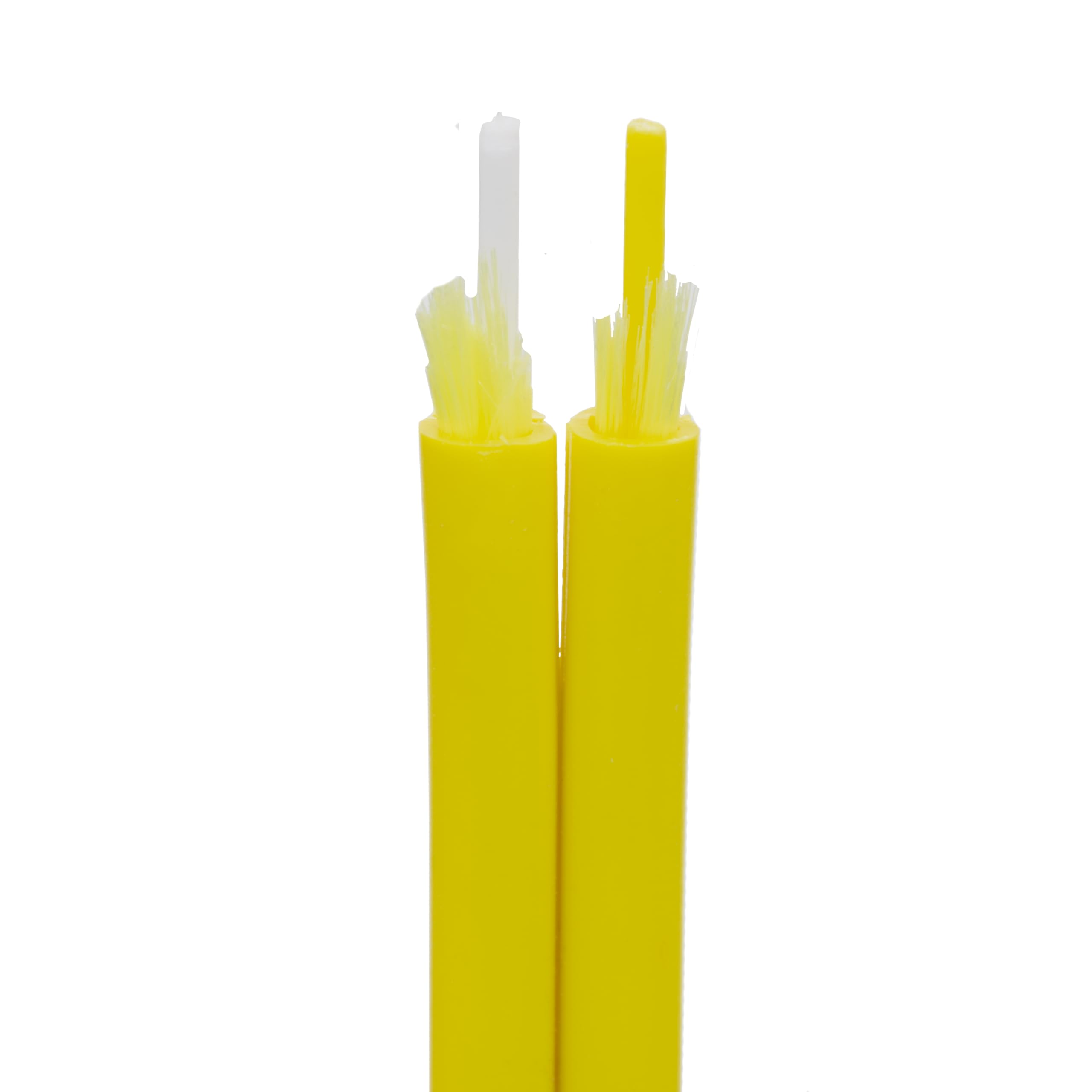 Bulk Zipcord Single Mode Fiber Optic Cable 9/125 Micron Duplex Yellow Riser Rated 1000ft Spool - High-Speed Data Transmission for Networking, Telecommunications & Data Centers