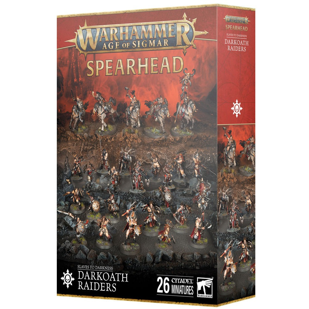 AOS: Spearhead Slaves to Darkness - Darkoath Raiders Warhammer Miniatures for Tabletop Gaming & Fantasy Battles