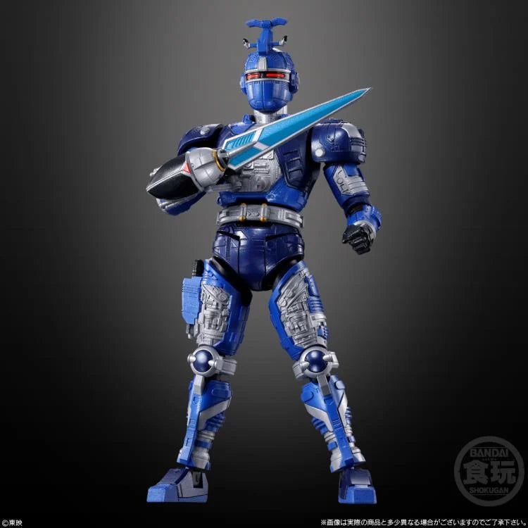 Bandai Shokugan Modeling Project SMP Juukou B-Fighter (Big Bad Beetleborgs) Blue Beet Model Kit – Build & Display Anime Robot Action Figure for Collectors & Fans