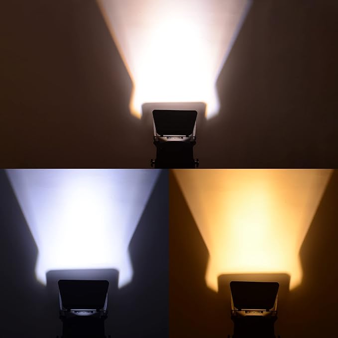 BETOPPER 100W Professional COB Stage Spotlight with Barndoor - White Strobe Lighting for Church, Party, Wedding, Live Events & Stage Performances (4 Pack) - Perfect for DJ Shows, Concerts and Theater Productions
