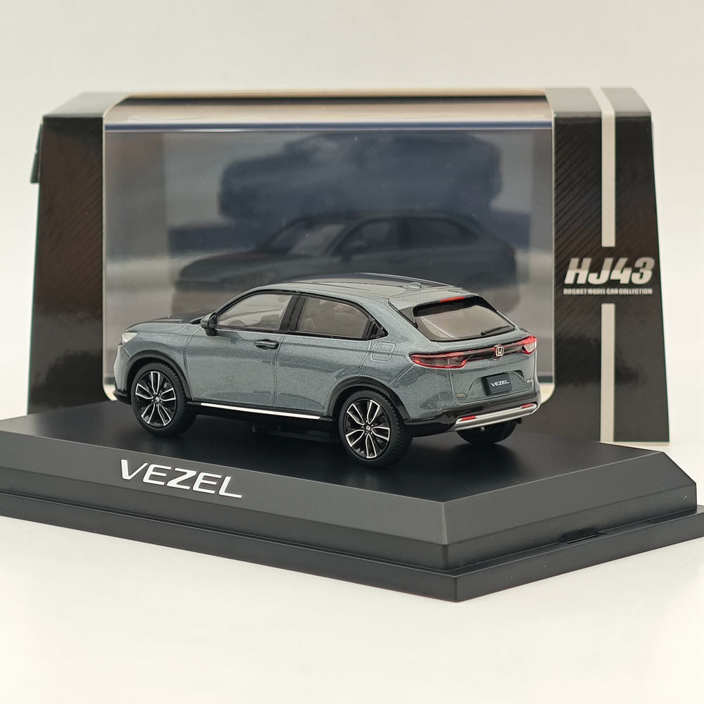 1/43 Scale Honda VEZEL e:HEV Z Meteoroid Gray Diecast Model Car - Collectible Miniature Vehicle for Display & Gifts | Perfect for Car Enthusiasts, Model Collectors, and Office Desk Decor