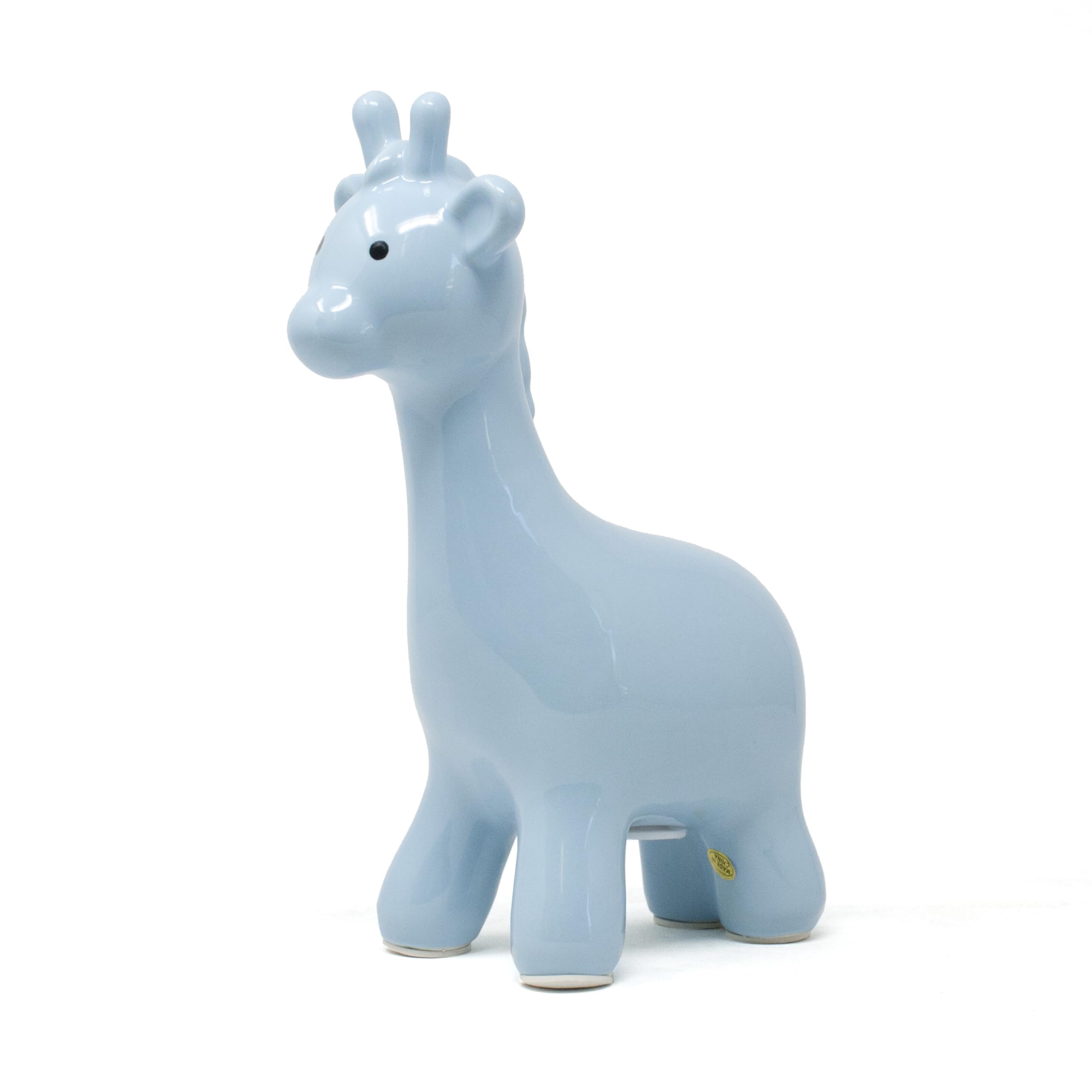 Child to Cherish Blue Ceramic Giraffe Piggy Bank - Perfect Gift for Kids' Savings & Room Decor