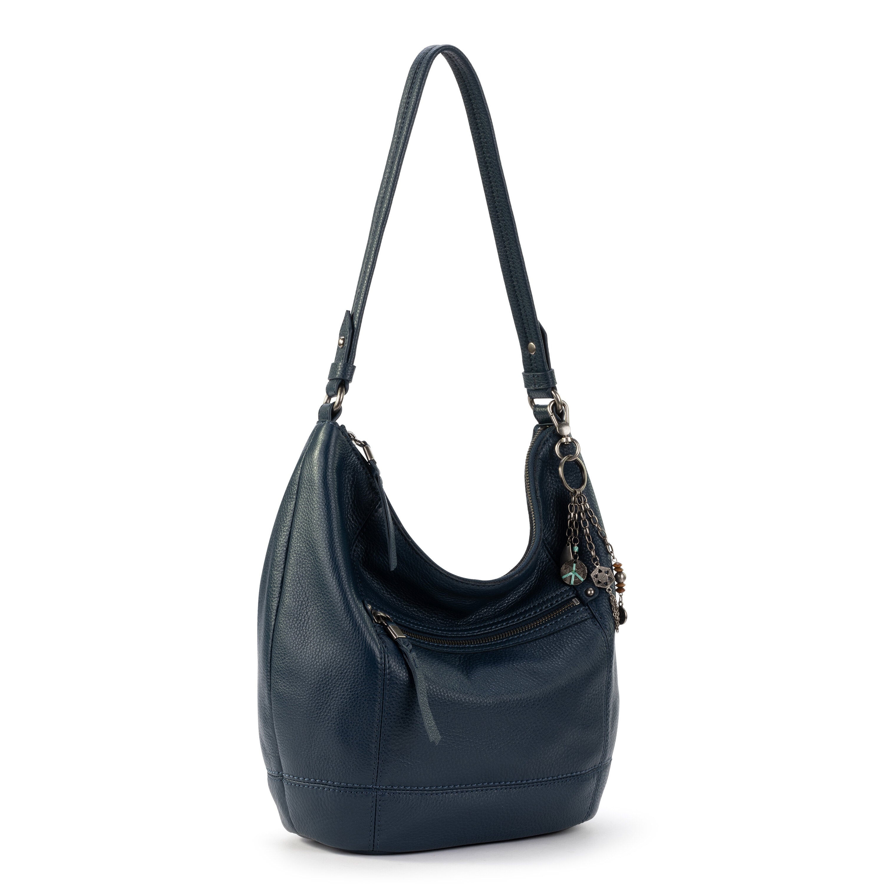 Premium Genuine Leather Hobo Bag with Smartphone Pocket - Perfect Gift Set for Women - Ideal for Work, Travel & Everyday Use