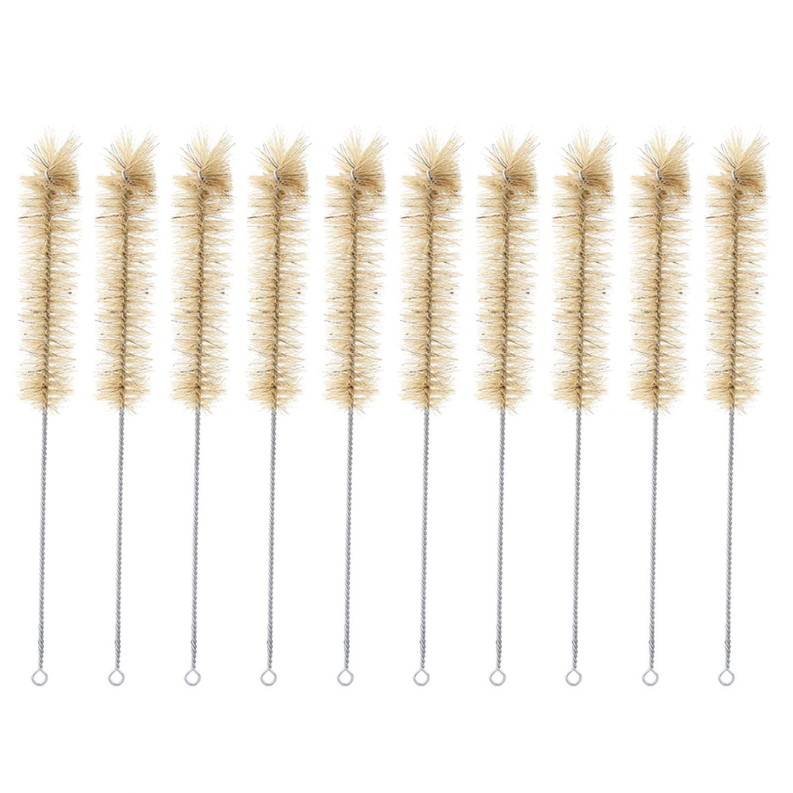 Ergonomic Cleaning Brush with Soft Bristles - Large Tube Brush for Flutes, Vases, Sinks & Bottles - Perfect for Kitchen, Bathroom & Home Deep Cleaning