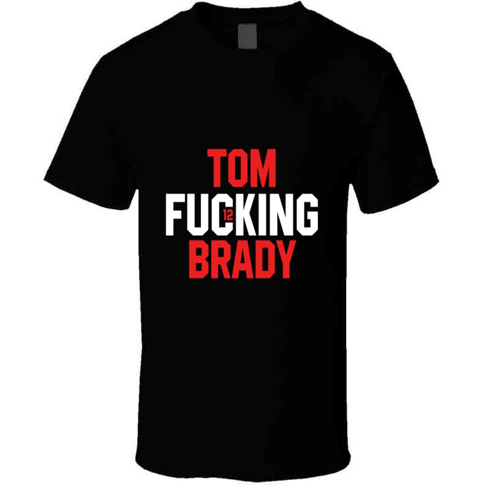 Tom Brady Number 12 Quarterback GOAT Tampa Bay Buccaneers Football Jersey T-Shirt - Perfect for Game Day, Fan Gifts & NFL Memorabilia Collection