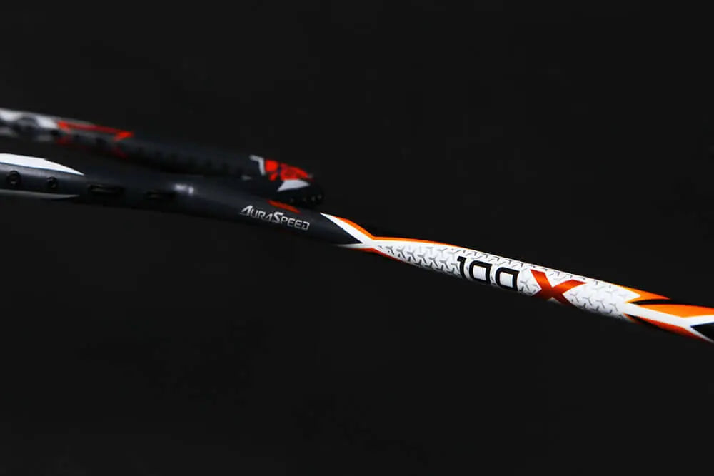 Victor AuraSpeed 100X Badminton Racket - Lightweight Carbon Fiber Shuttlecock Racket for Professional & Recreational Play - Perfect for Tournaments, Training & Casual Games