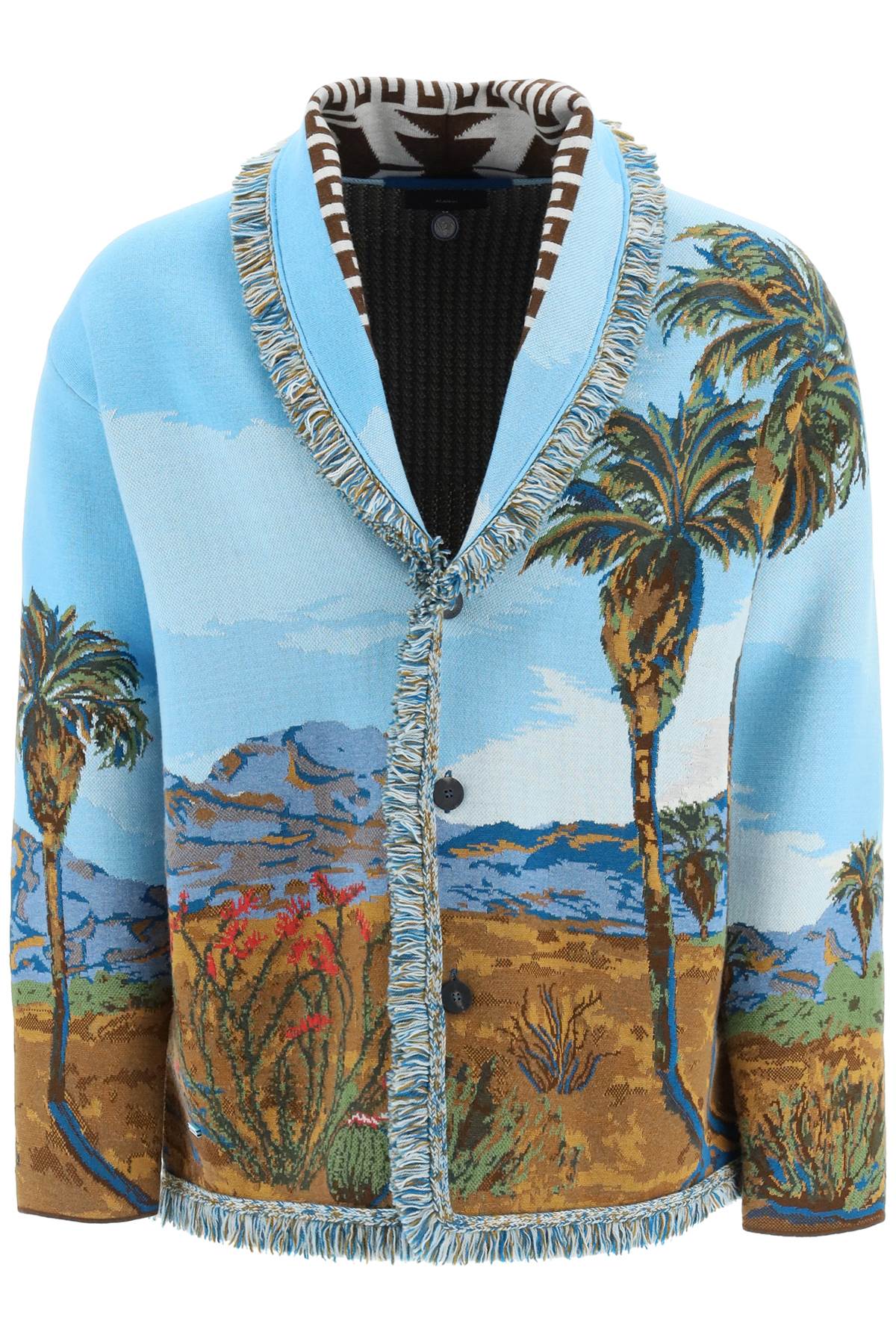 Alanui 'Land of Dreams' Jacquard Cardigan - Cozy Knit Sweater for Women | Perfect for Fall Layering & Casual Outfits